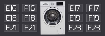 چرا ماشین لباسشویی بوش ارور می دهد؟