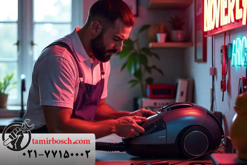 نحوه تعویض سیم جمع کن جاروبرقی بوش